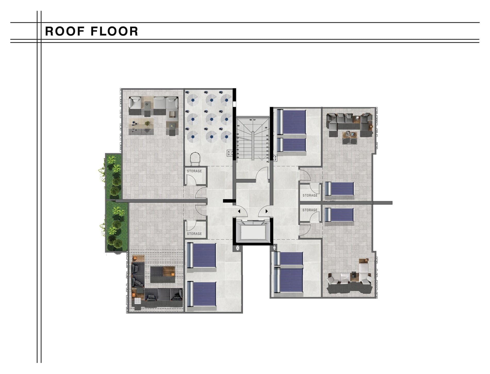 Roof plan — Aradippou 587
